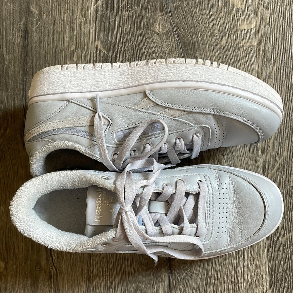 Womens Reebok Club C Double Athletic Shoe - Gray